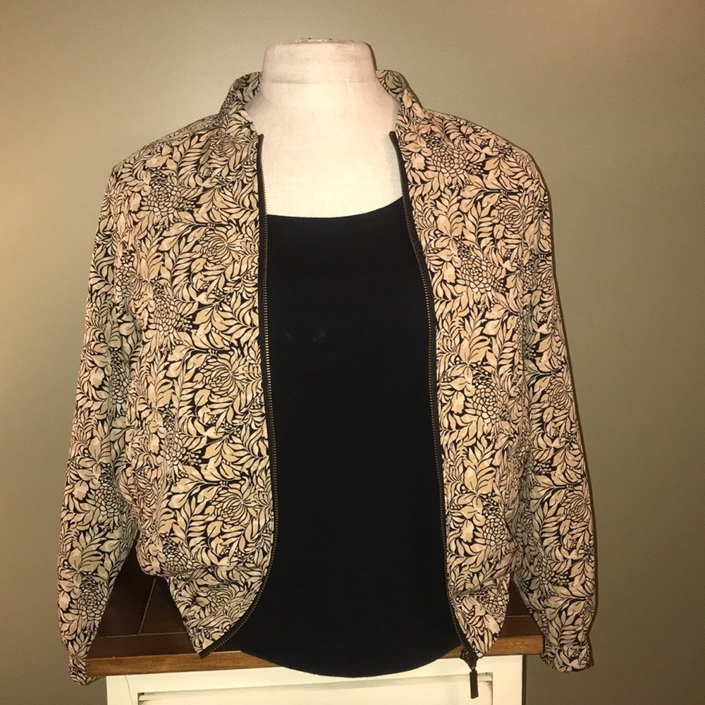Philosophy Floral Tan Jacket